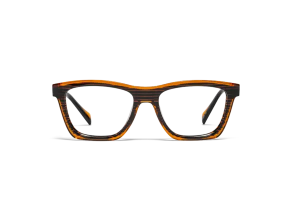 Gafa de graduada para hombre modelo Calco color Naranja