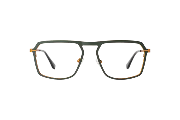 Gafa de graduada para hombre modelo Carbon color Verde