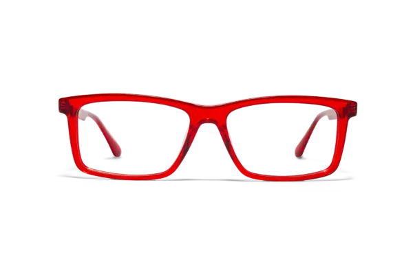 Gafa de graduada para hombre modelo Conoce color Rojo