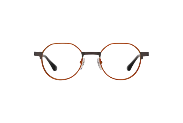 Gafa de graduada para hombre modelo Crepe color Naranja