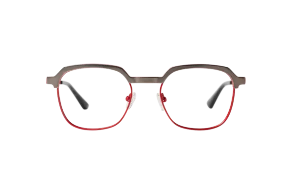 Gafa de graduada para hombre modelo Grafito color Rojo