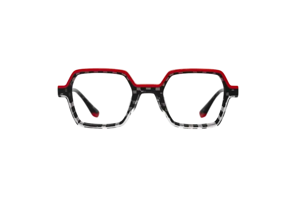 Gafa de graduada para hombre modelo Gustav color Rojo