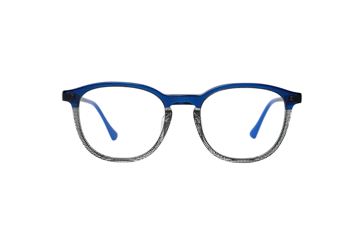 Gafa de graduada para hombre modelo Helio color Negro-Naranja