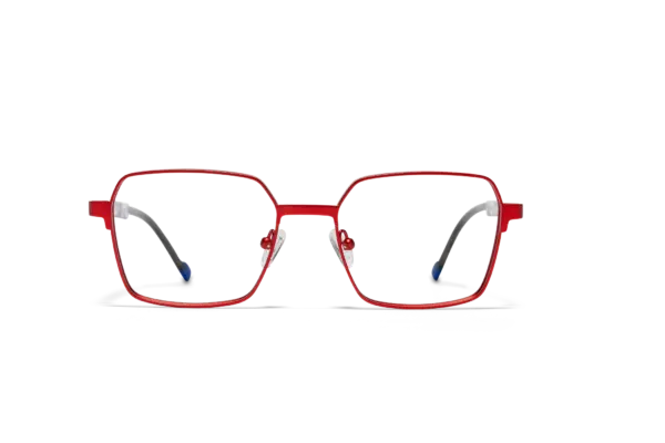 Gafa de graduada para hombre modelo Llevant color Rojo