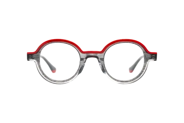 Gafa de graduada para hombre modelo Paul color Rojo