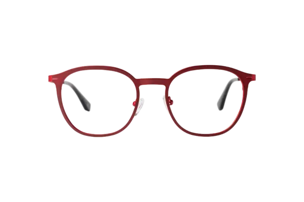 Gafa de graduada para hombre modelo Plomo color Rojo