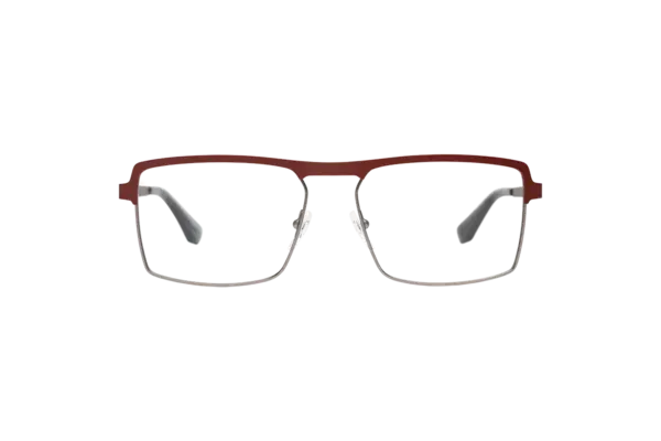 Gafa de graduada para hombre modelo Roy color Rojo