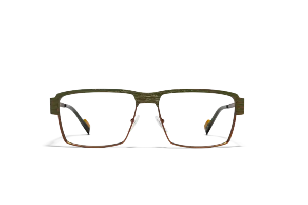 Gafa de graduada para hombre modelo Suelto color Cobre-Verde