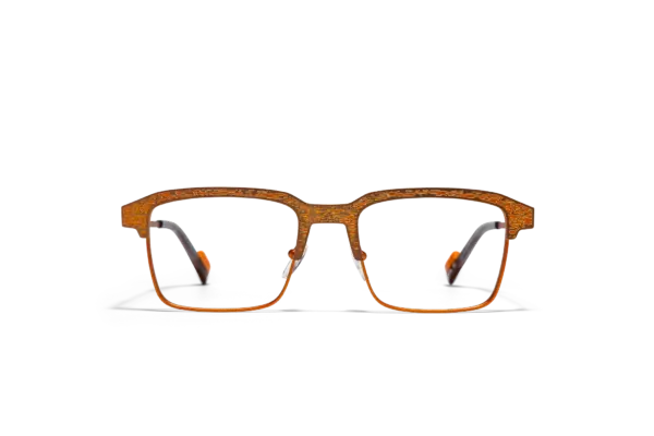 Gafa de graduada para hombre modelo Torno color Naranja