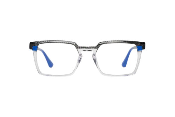 Gafa de graduada para hombre modelo Tropic color Negro-Transparente