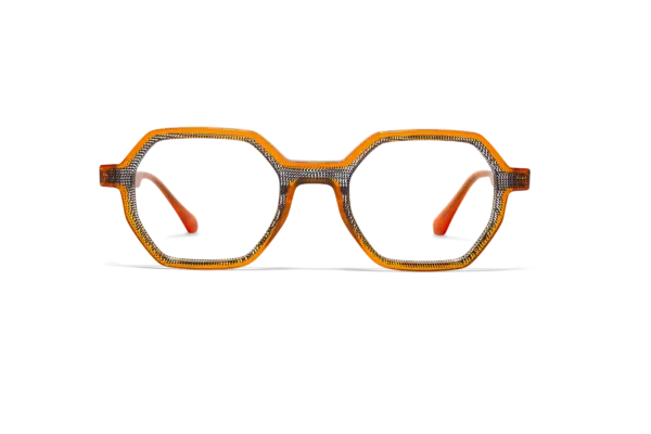 Gafa de graduada para hombre modelo Verso color Naranja