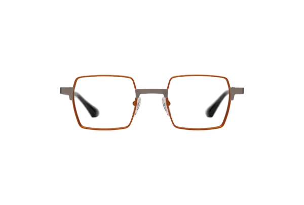 Gafa de graduada para hombre modelo Waffle color Naranja