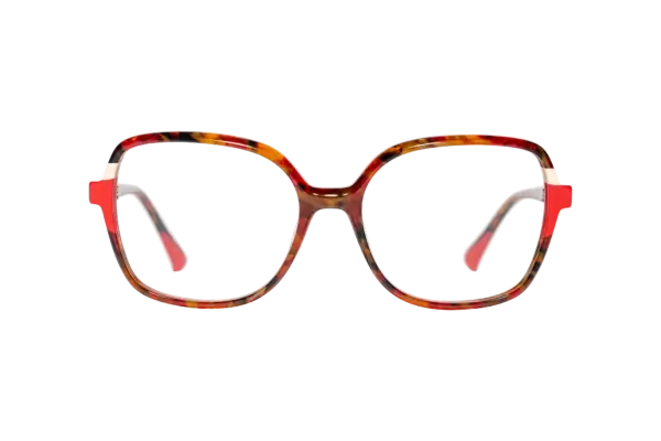 Gafa de graduada para mujer modelo Amur color Rojo