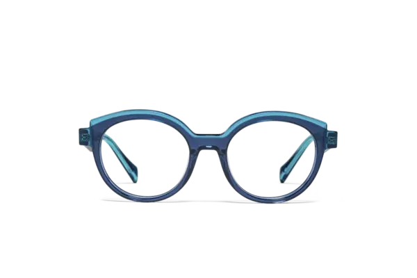 Gafa de graduada para mujer modelo Comoda color Azul