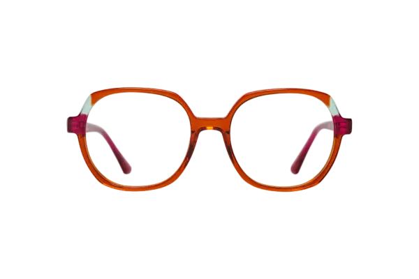 Gafa de graduada para mujer modelo Coral color Naranja