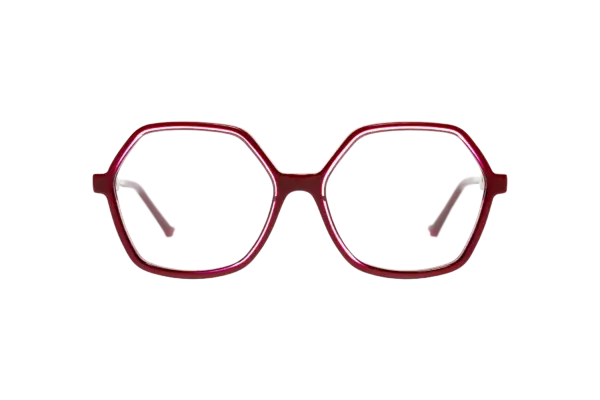 Gafa de graduada para mujer modelo Eurin color Rojo