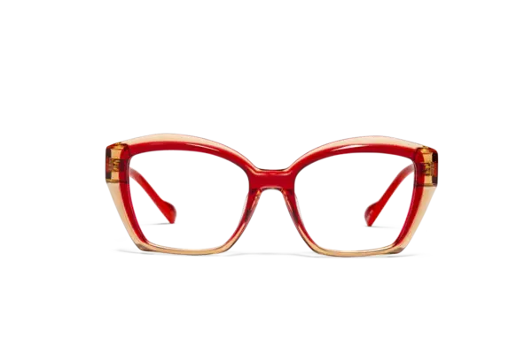 Gafa de graduada para mujer modelo Figura color Rojo