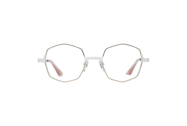 Gafa de graduada para mujer modelo Gummy color Oro-Blanco