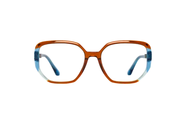Gafa de graduada para mujer modelo Jade color Marron-Azul