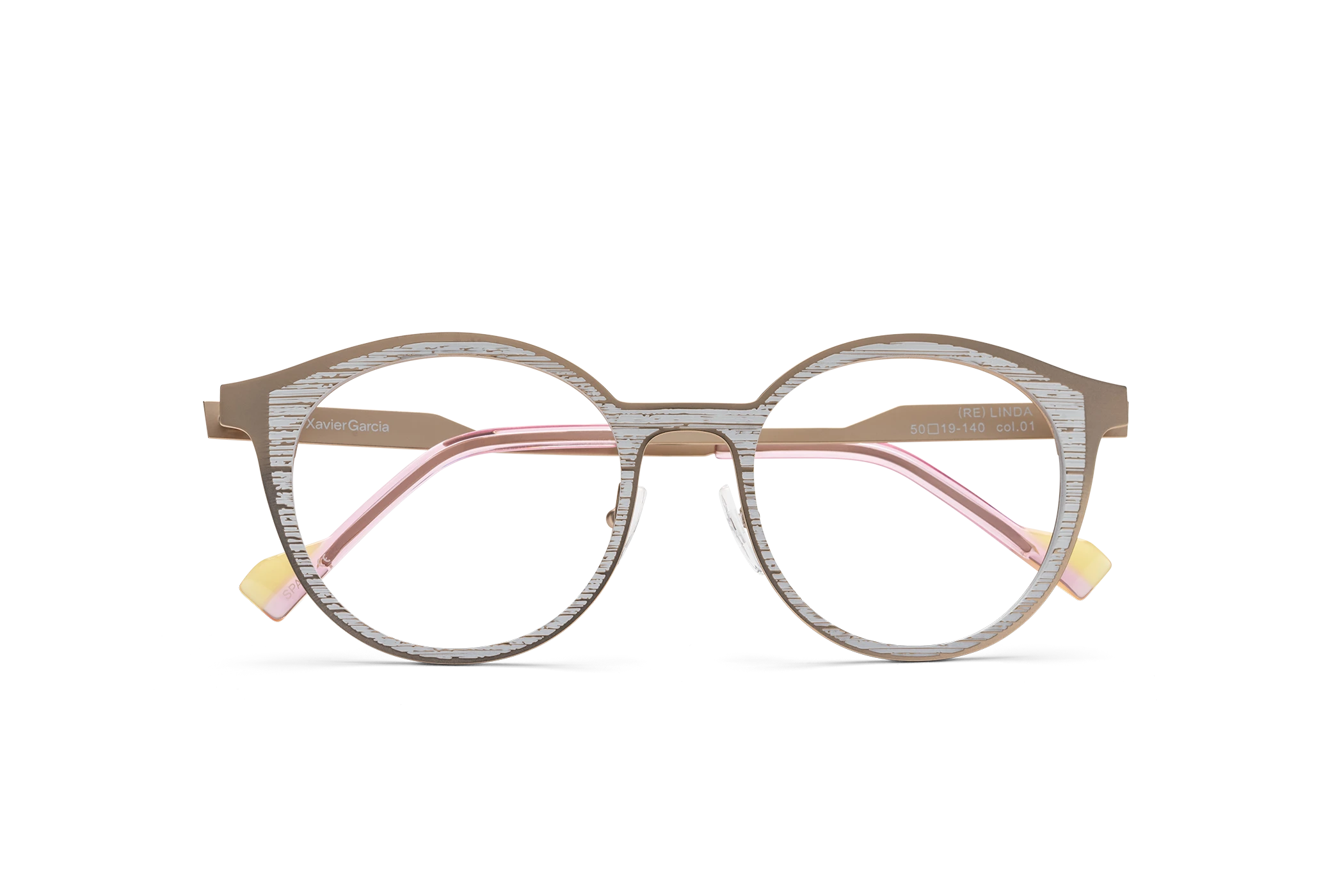 Gafa de graduada para mujer modelo Linda color Oro