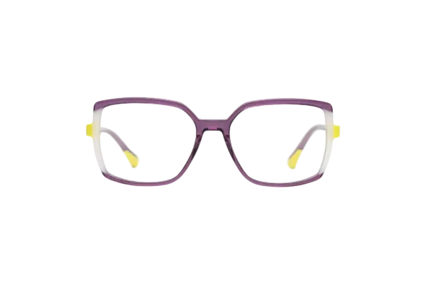 Gafa de graduada para mujer modelo Oda color Lila-Blanco