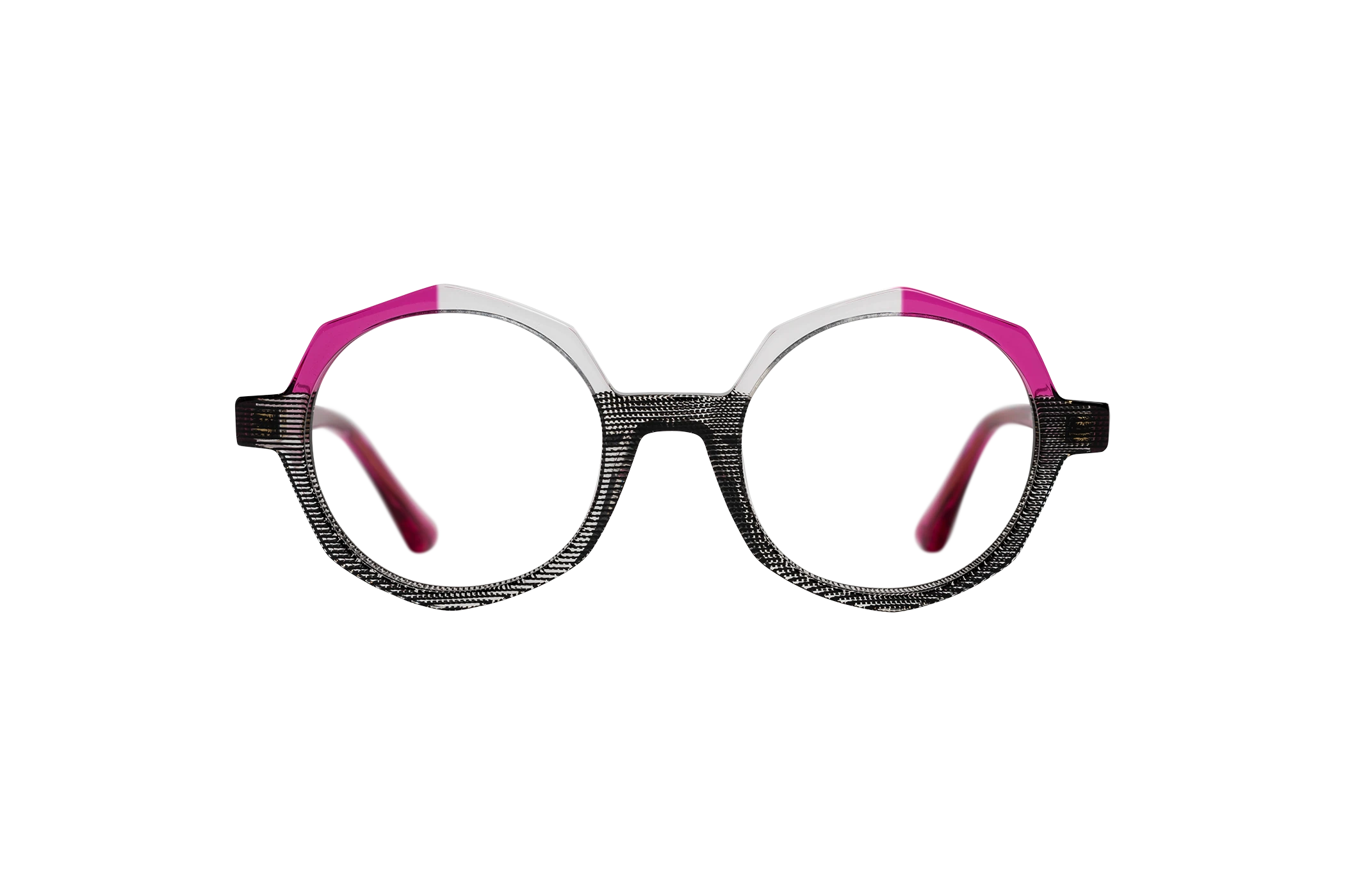 Gafa de graduada para mujer modelo Papaya color Transparente-Lila