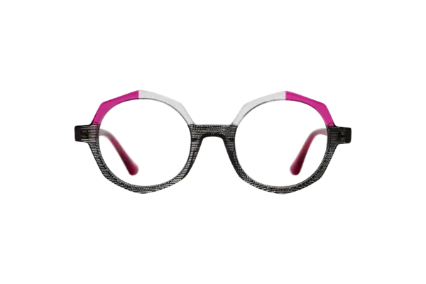 Gafa de graduada para mujer modelo Papaya color Transparente-Lila