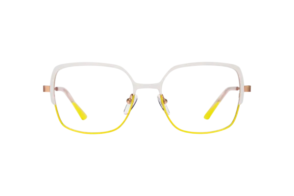 Gafa de graduada para mujer modelo Prata color Blanco