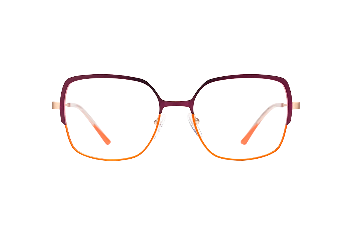 Gafa de graduada para mujer modelo Prata color Naranja