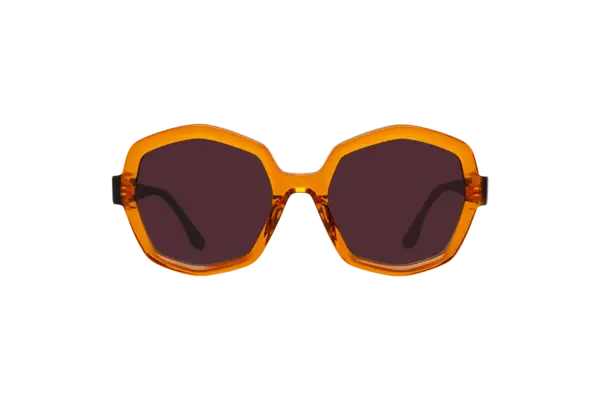 Gafa de sol para mujer modelo Petal color Miel